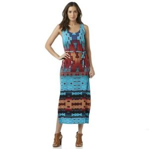 Metaphor Women's Sleeveless Maxi Dress-Tribal